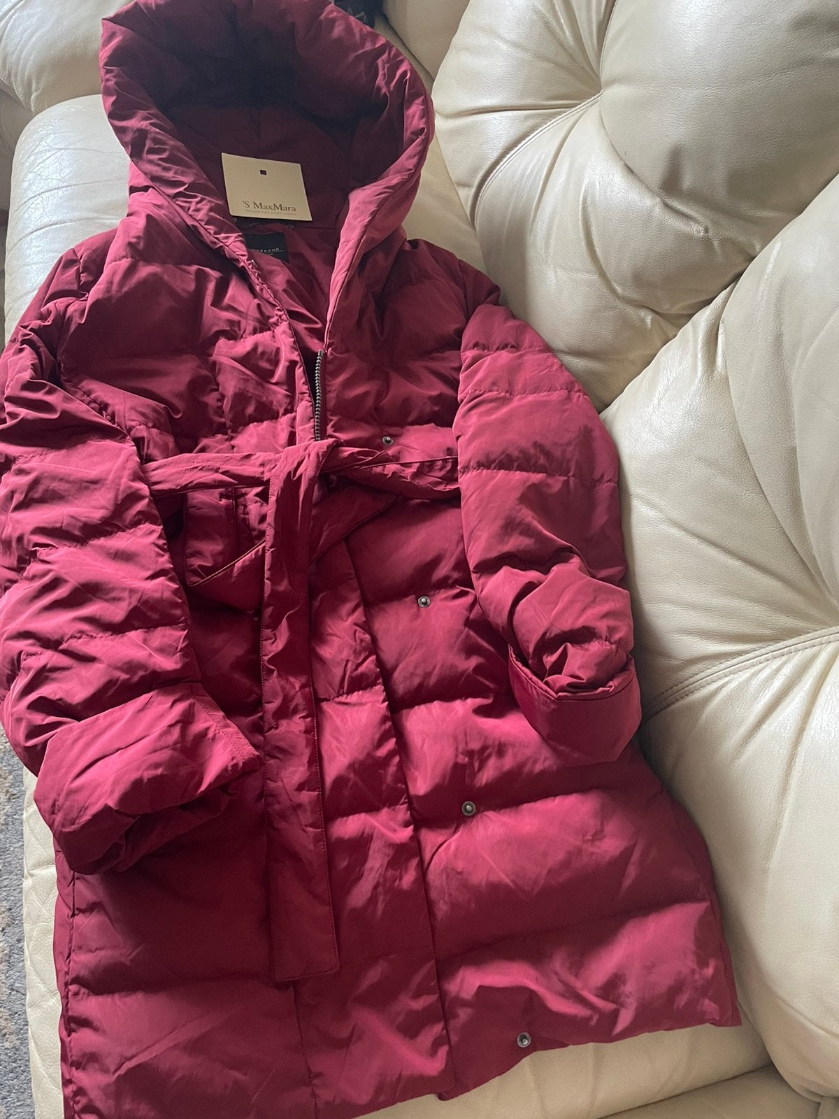 Weekend Maxmara donsjaas maat 40, Zgan, Max Mara, Ophalen of Verzenden, Zo goed als nieuw, Overige kleuren