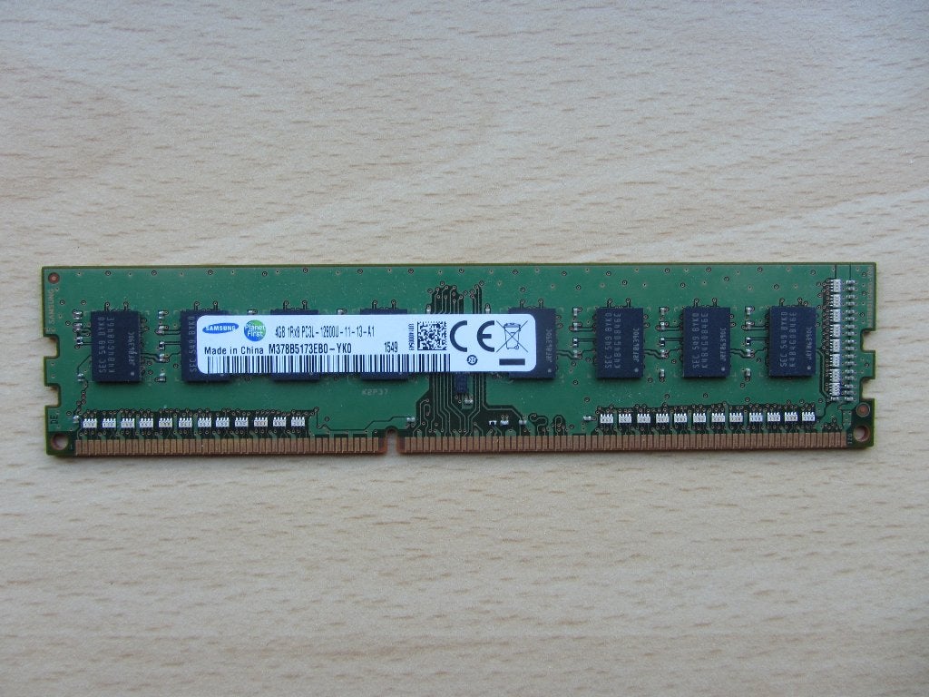Samsung 4GB PC3-12800 DDR3-1600MHz non-ECC Unbuffered CL11, Computers en Software, RAM geheugen, DDR3, Ophalen of Verzenden, Desktop