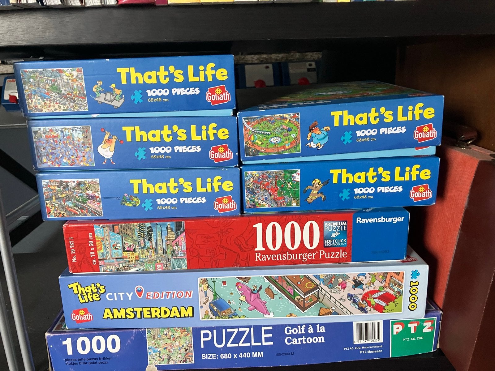 Diverse puzzels Thats Life, 1000 stukjes, Ophalen, 500 t/m 1500 stukjes, Zo goed als nieuw, Legpuzzel