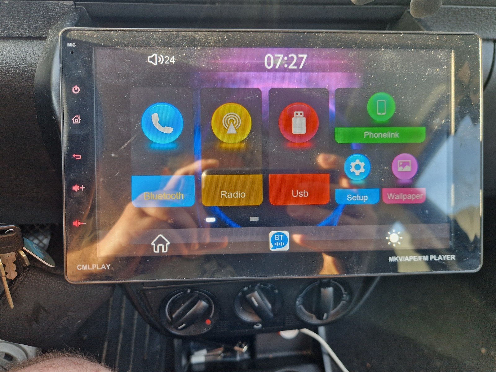 Apple Android CarPlay DAB+ grootscherm, Ophalen, Zo goed als nieuw