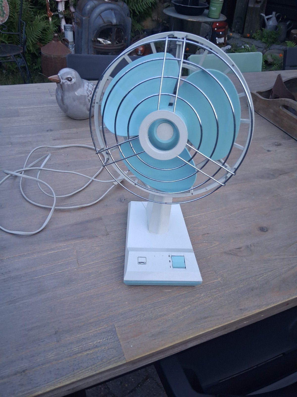 tafel ventilator shg jaren 70, Ophalen, Gebruikt, Tafelventilator