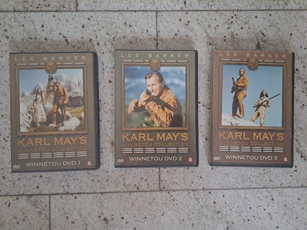 DVD's Karl May's Winnetou Collection 1, 2 en 3, Cd's en Dvd's, Alle leeftijden, Ophalen of Verzenden, Zo goed als nieuw, Actie en Avontuur