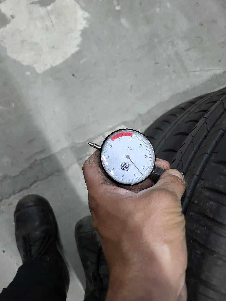4 x 185/65/15 Michelin Energysaver 7mm 160,- Incl montage!, Gebruikt, 15 inch, Michelin France, Zomerbanden