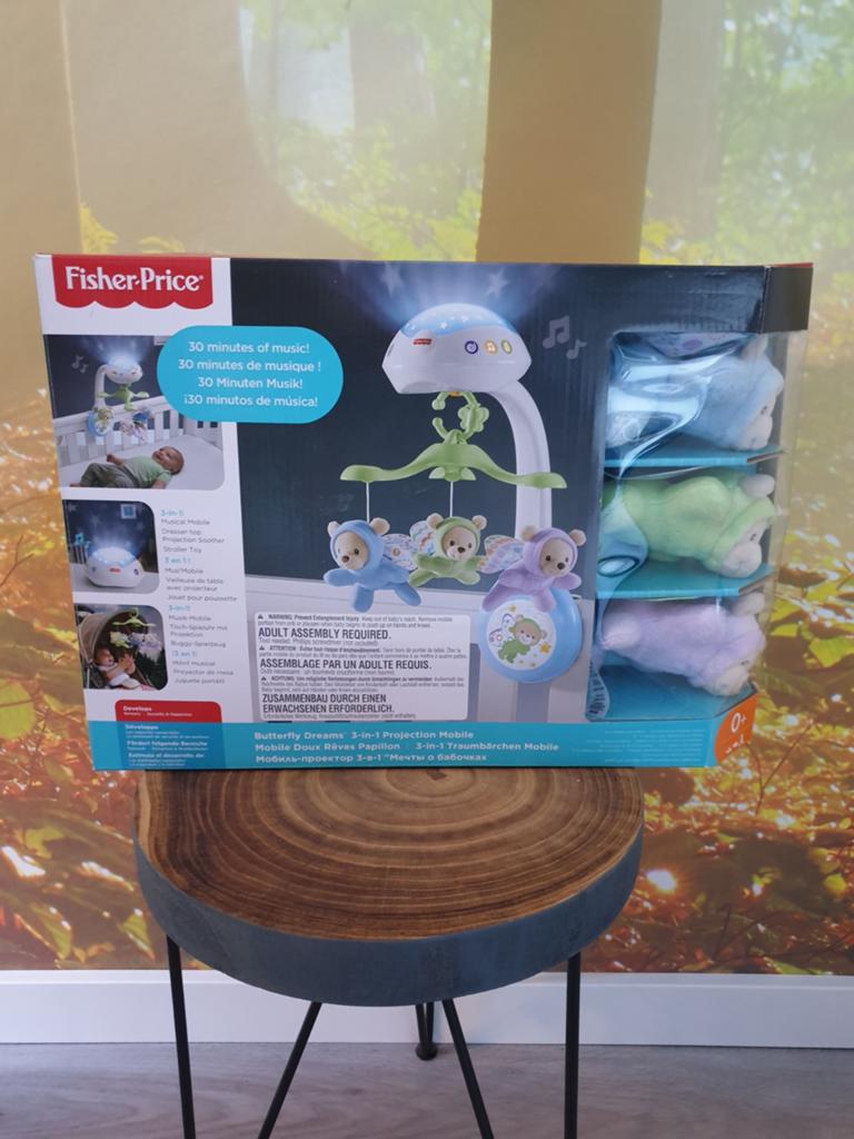 fisher-price vlinderdromen 3-in-1 mobiel, Ophalen, Nieuw