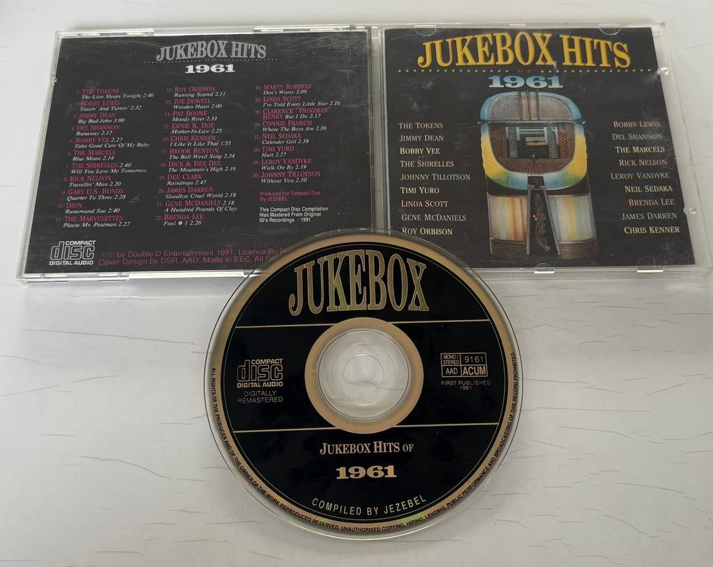Jukebox hits of 1961, Ophalen of Verzenden, Zo goed als nieuw, Levenslied of Smartlap