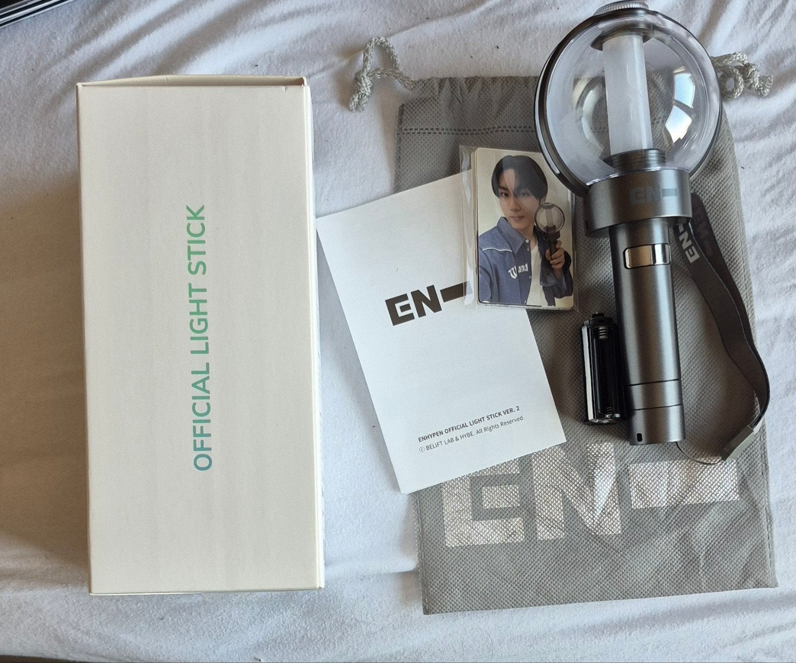 Enhypen Lightstick, Ophalen of Verzenden, Gebruikt, Overige typen