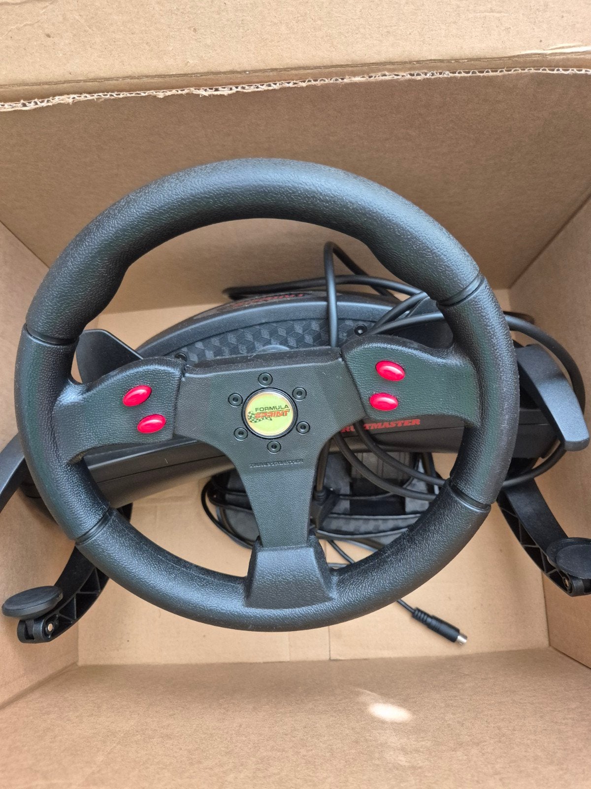 Thrustmaster Formula Sprint Racestuur met Pedalen, Spelcomputers en Games, Ophalen, Racestuur, Zo goed als nieuw, Thrustmaster