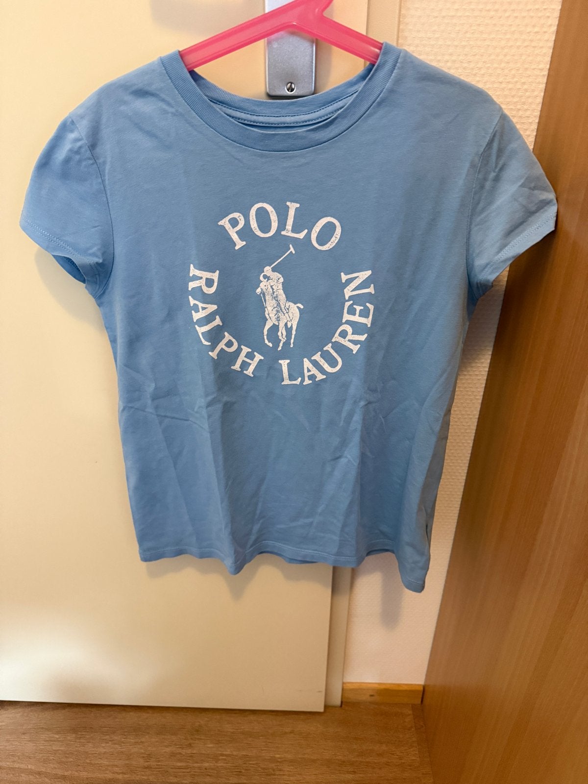 Polo Ralph Lauren T-shirt - Lichtblauw - Maat 150 (12-14 jaa, Kinderen en Baby's, Ophalen of Verzenden, Zo goed als nieuw, Jongen of Meisje