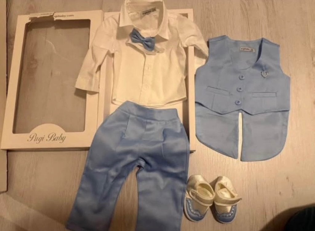 Baby jongen feestkleding gelegenheidskleding pak maat 68, Kinderen en Baby's, Ophalen of Verzenden, Nieuw, Jongetje, Pakje