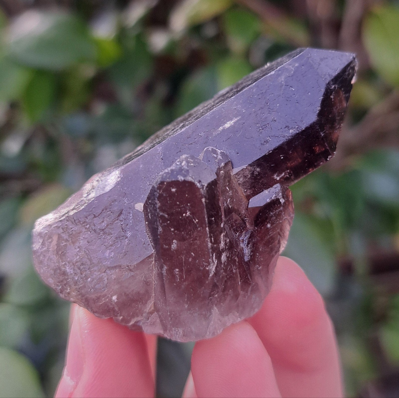 Rookkwarts cluster groot kristal edelstenen verzameling, Verzamelen, Mineralen en Fossielen, Ophalen of Verzenden