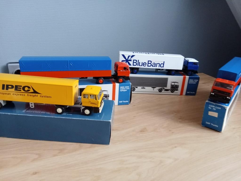 Lion car. Daf, Ophalen of Verzenden, Zo goed als nieuw, Bus of Vrachtwagen, Lion Toys