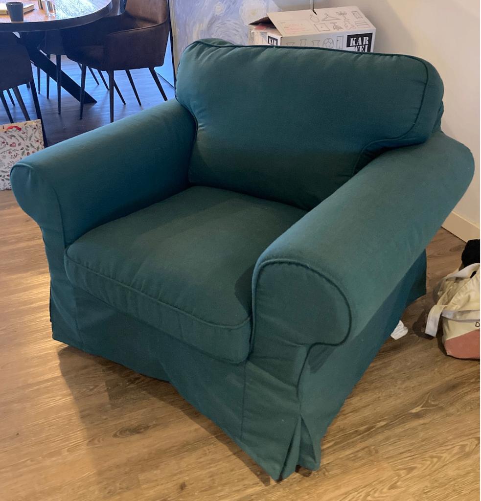EKROP fauteuil IKEA, Ophalen of Verzenden, Zo goed als nieuw, 75 tot 100 cm, 100 tot 125 cm
