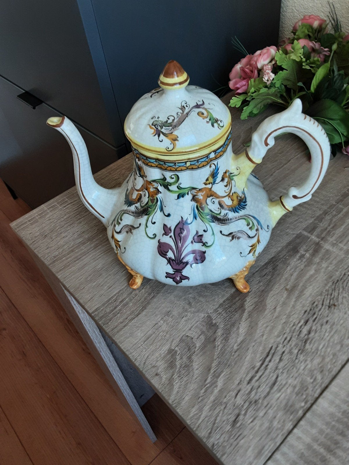 Bassano theepot, Ophalen