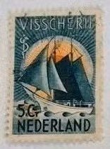 Nederland 1933 - nvph 258 - Zeemanszegels - ab1, Postzegels en Munten, Ophalen of Verzenden, T/m 1940, Gestempeld