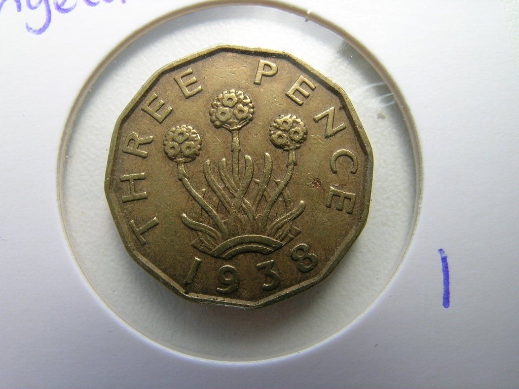 3 Pence 1938 Engeland, Ophalen of Verzenden, Overige landen, Losse munt