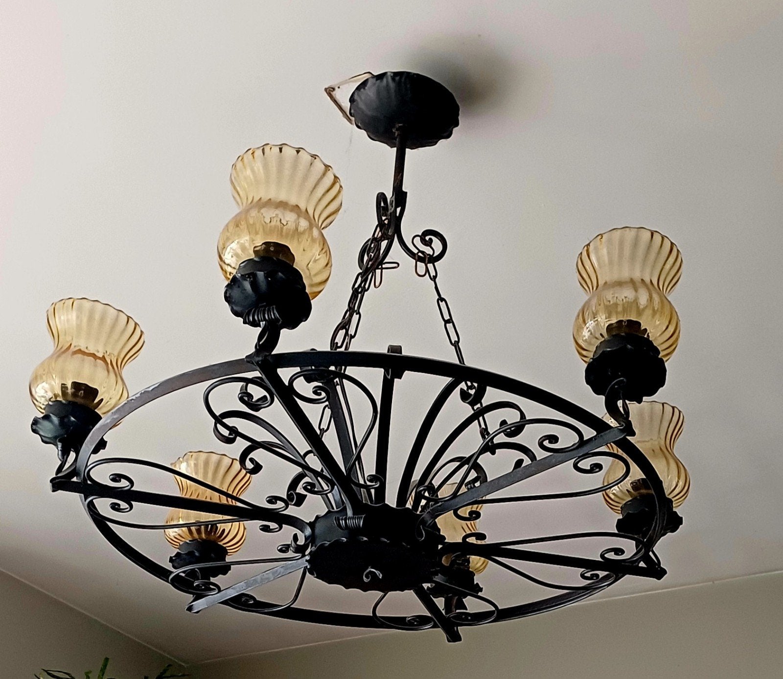 vintage lamp, Huis en Inrichting, Ophalen, Vintage, E27 (groot)