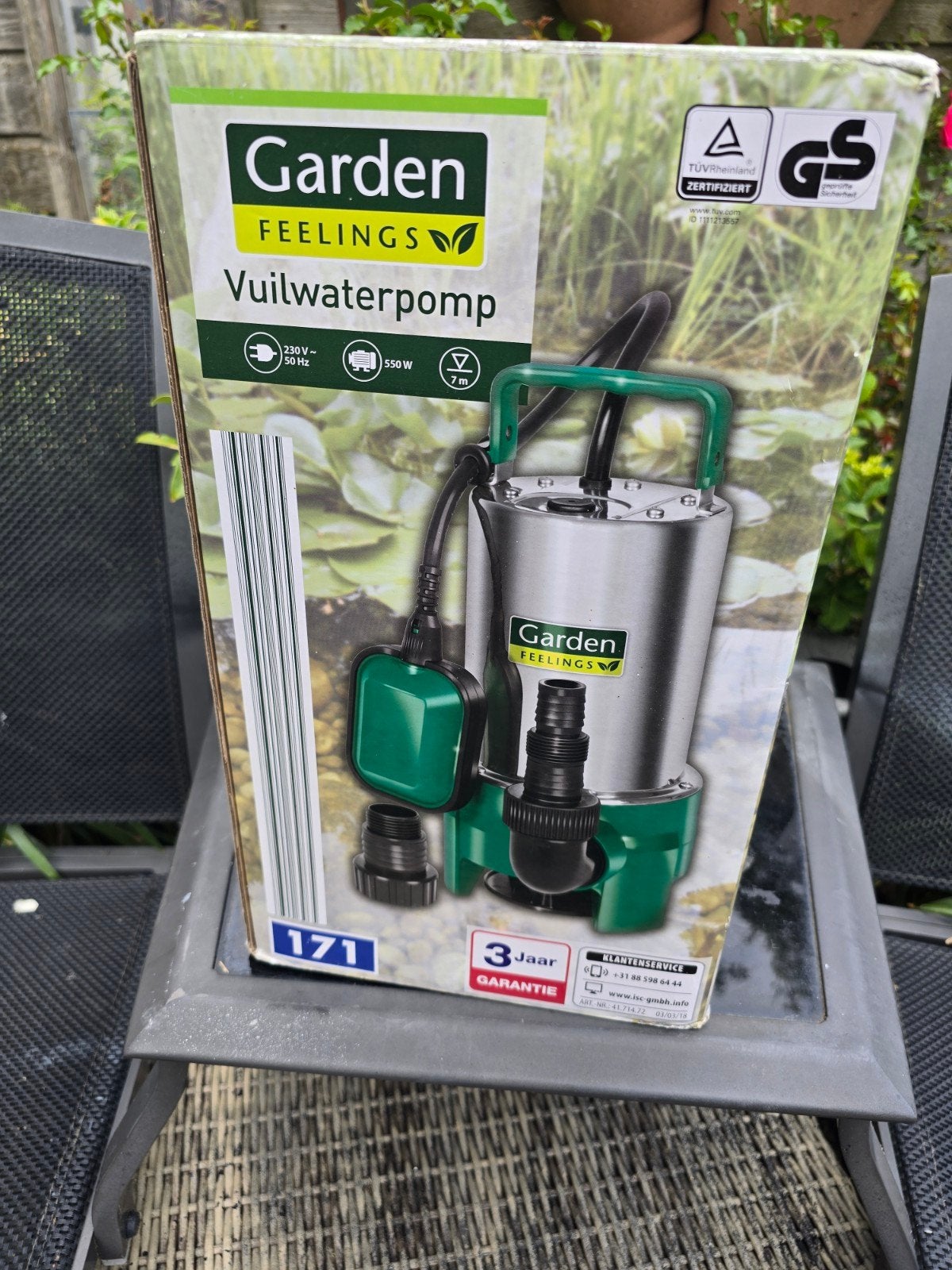 Nieuwe Garden Feelings Vuilwaterpomp - Ongebruikt in doos, Ophalen of Verzenden