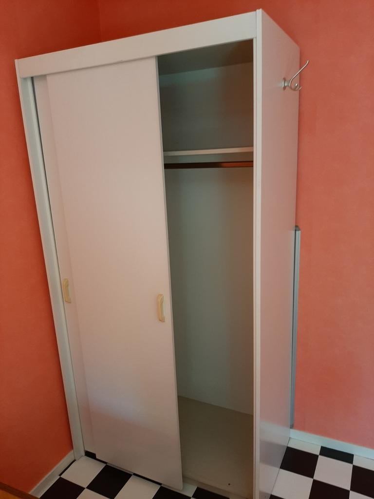 Linnenkast hang-legkast met schuifdeuren 100x60x200 cm, Huis en Inrichting, Kasten | Kledingkasten, Ophalen, Zo goed als nieuw