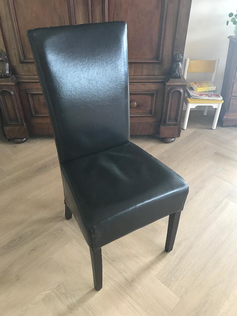 Eetkamer stoelen, prachtige set van 6 stuks., Huis en Inrichting, Ophalen, Gebruikt, Bruin, Rustiek