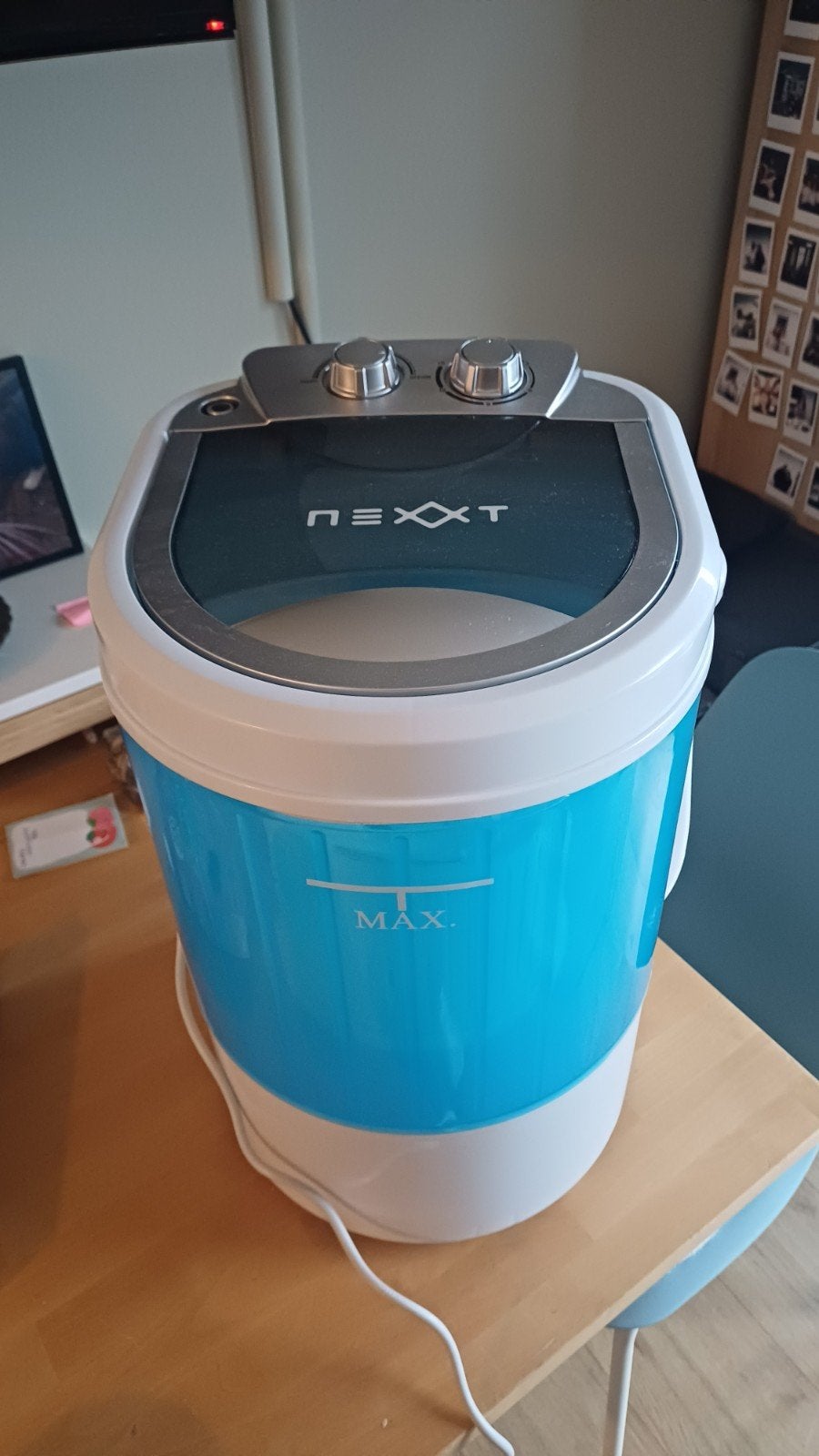 Mini wasmachine - Slechts 2 keer gebruikt!, Minder dan 1200 toeren, Minder dan 85 cm, Minder dan 4 kg, Bovenlader