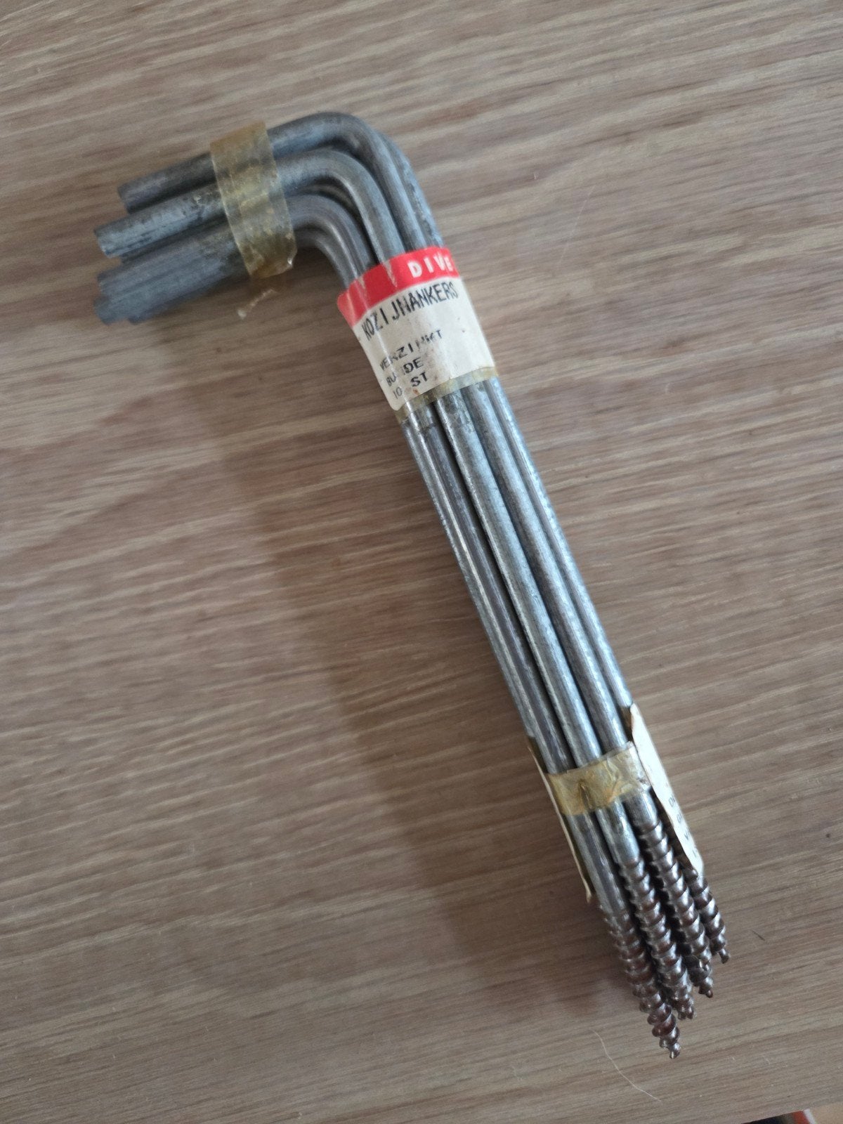 Kozijnankers verzinkt 200x50x6mm - 10 stuks, Ophalen of Verzenden, Nieuw, 100 tot 250 mm, Overige typen