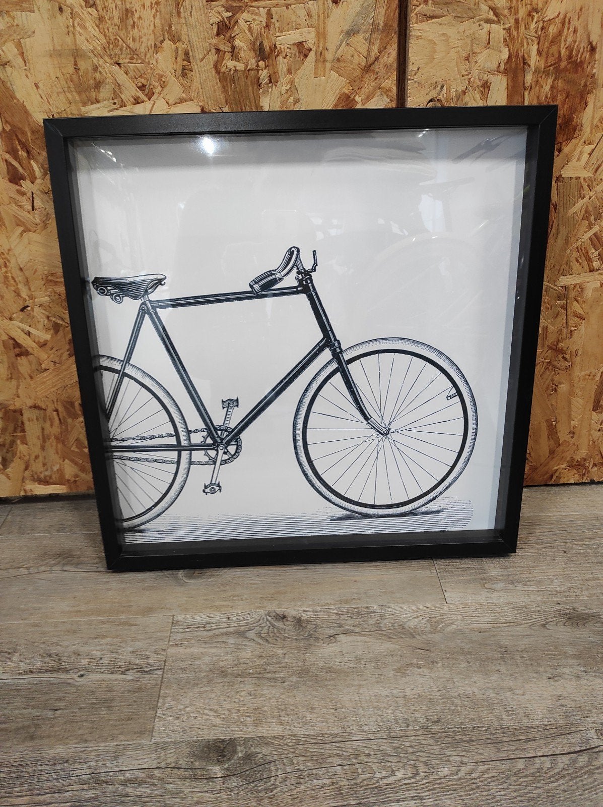 Ikea RIBBA lijst met fiets print, nette staat, Ophalen, 50 – 75, 50 tot 75 cm, Print