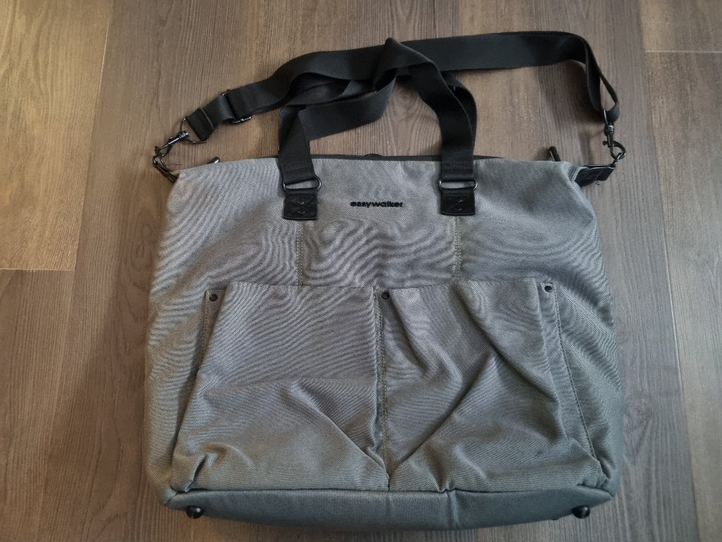 Easywalker Luiertas Groen met organiser en luiermat, Kinderen en Baby's, Ophalen of Verzenden, Zo goed als nieuw, Schoudertas