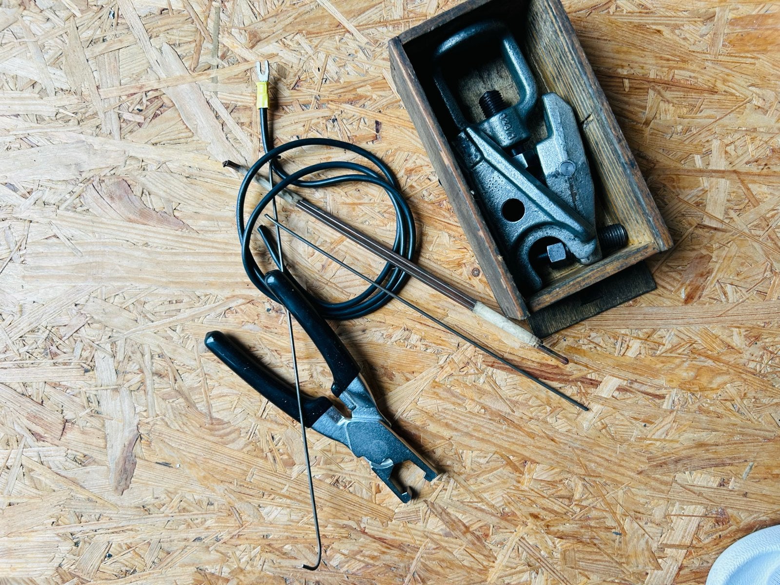Lasbenodigdheden: Elektrodehouder, Aardeklem en Elektroden, Doe-het-zelf en Verbouw, Ophalen of Verzenden, Gebruikt, Elektroden