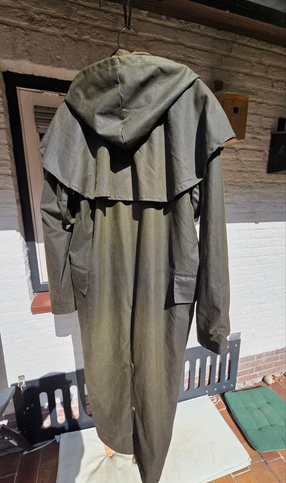 Kenlin All Weather Wax Coat (Maat S), Ophalen of Verzenden, Maat 36 (S), Groen, Kenlin