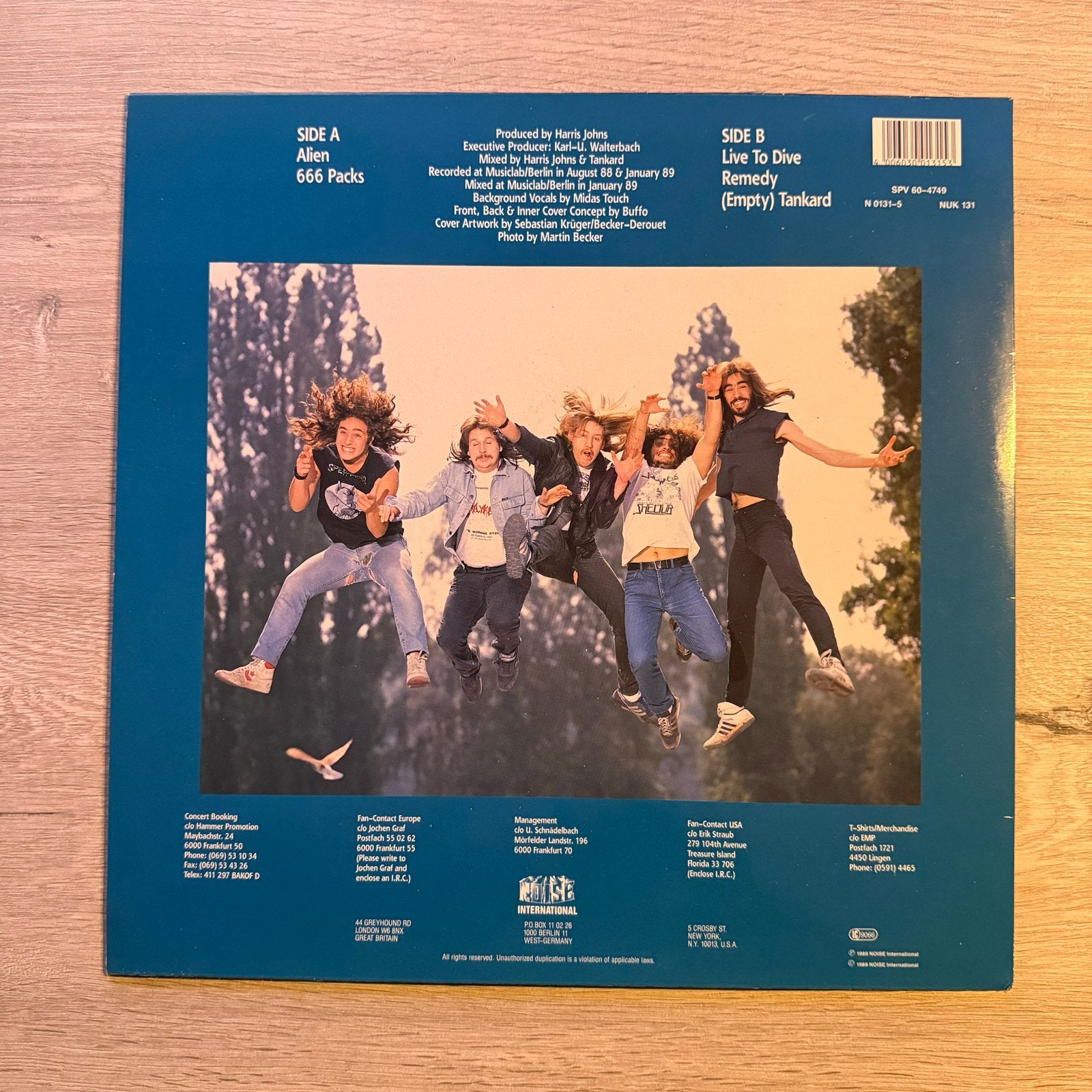 Tankard - Alien (Vinyl, 1989), Ophalen of Verzenden, Zo goed als nieuw, Thrash metal