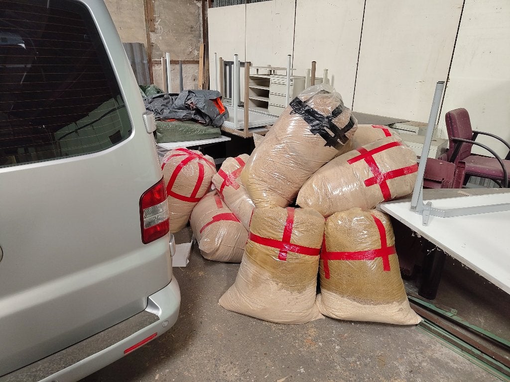 zaagsel zakken voor pelletpers
