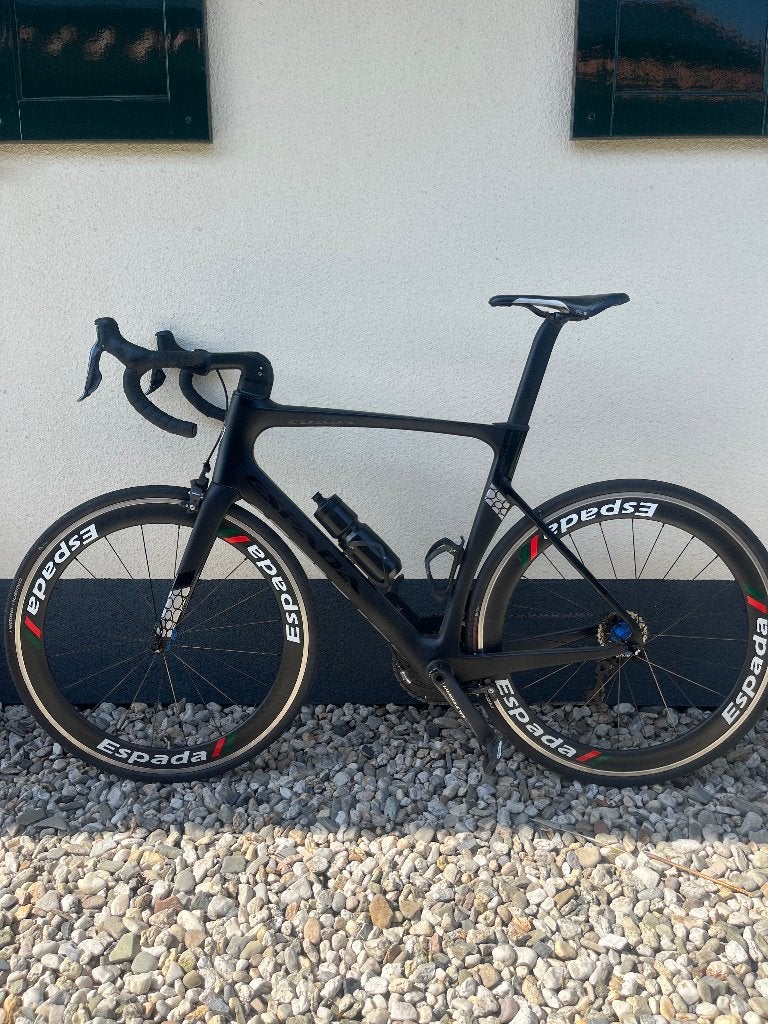 Racefiets volledig carbon, Gebruikt, Carbon, Meer dan 20 versnellingen, 53 tot 57 cm