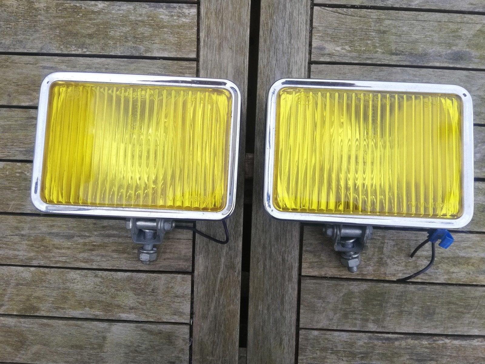 Vintage grote mistlampen voor oldtimer, Ophalen of Verzenden, Gebruikt