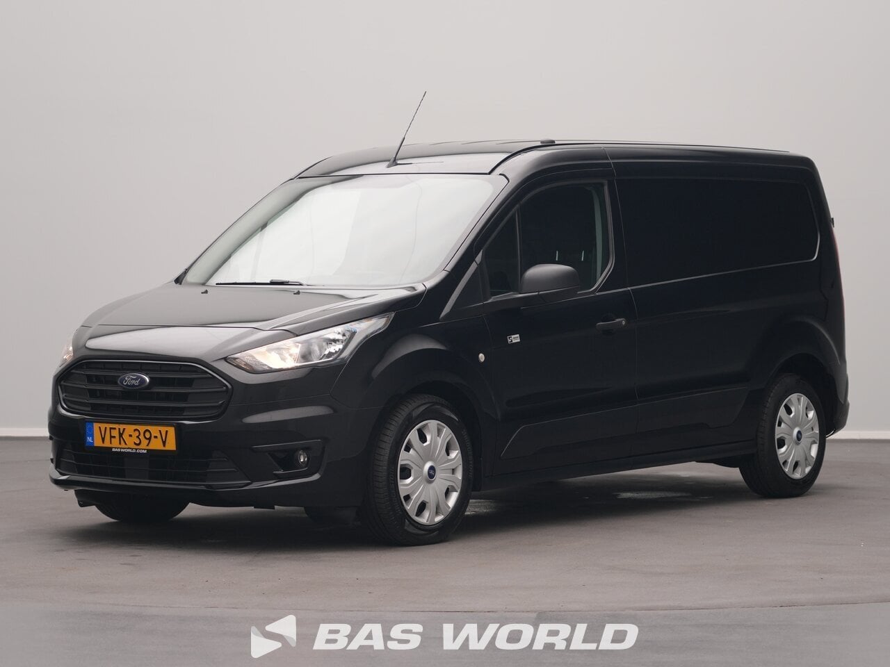 Ford Transit Connect Benzine L2H1 XL Navi, Airco, Camera, Cr, Auto's, Gebruikt, Euro 6, Zwart, Bedrijf