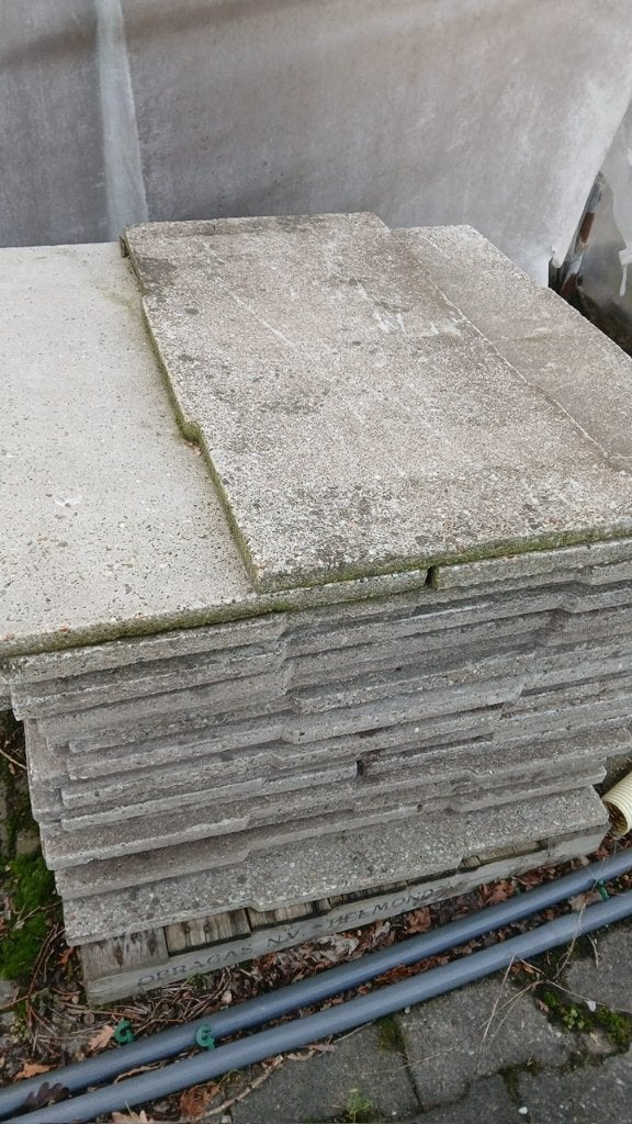 betonplaten, Gebruikt, Overige typen, Ophalen of Verzenden, 10 m² of meer