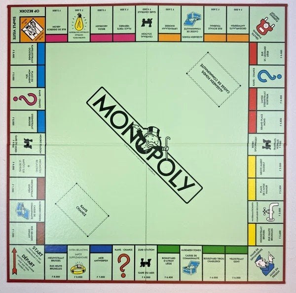 Monopoly Bordspel Belgische Editie Compleet Nederlands Frans, Coolsingel 104, 3011 AG Rotterdam, Netherlands, Verzenden, Parker Brothers