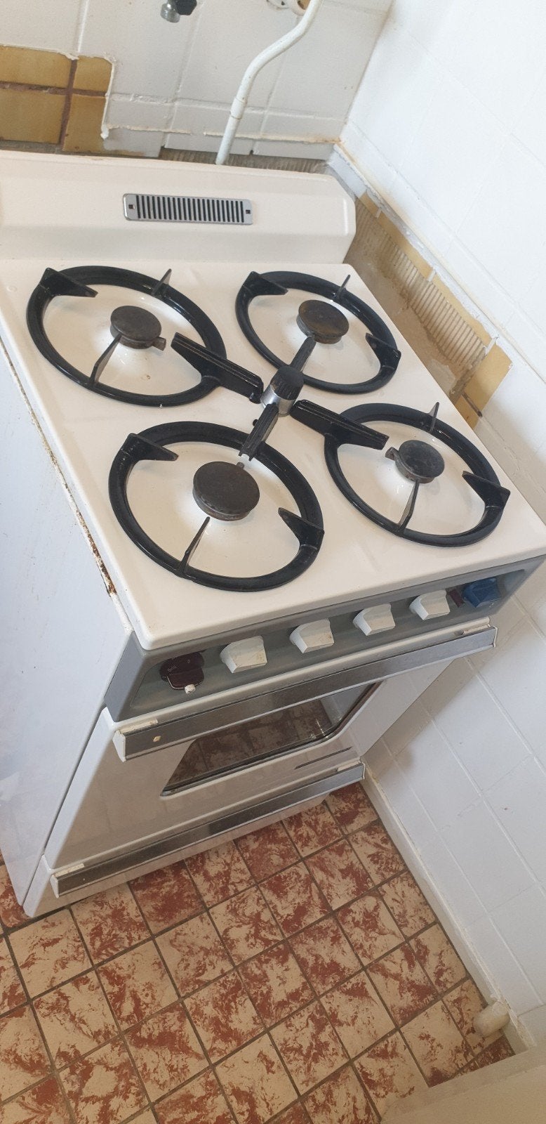 Vintage DORDRECHT gasfornuis - Werkend en robuust, Ophalen, Gebruikt, 60 cm of meer, 4 kookzones