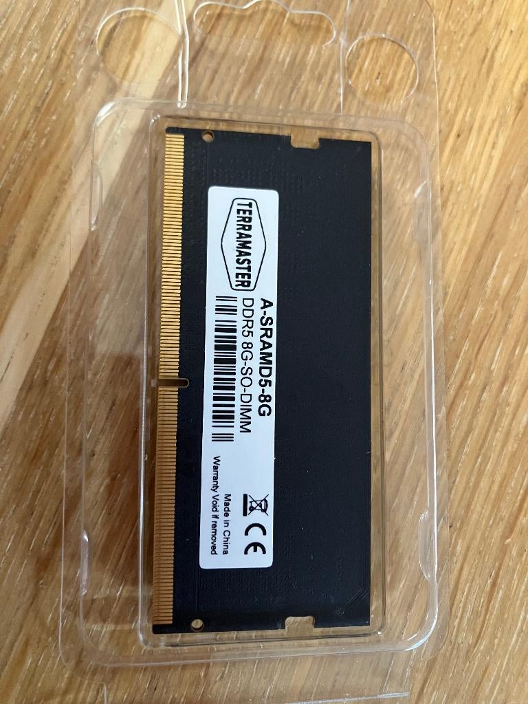 TerraMaster DDR5 SO-DIMM geheugenmodule 8GB, Ophalen, 8 GB, Zo goed als nieuw, DDR5