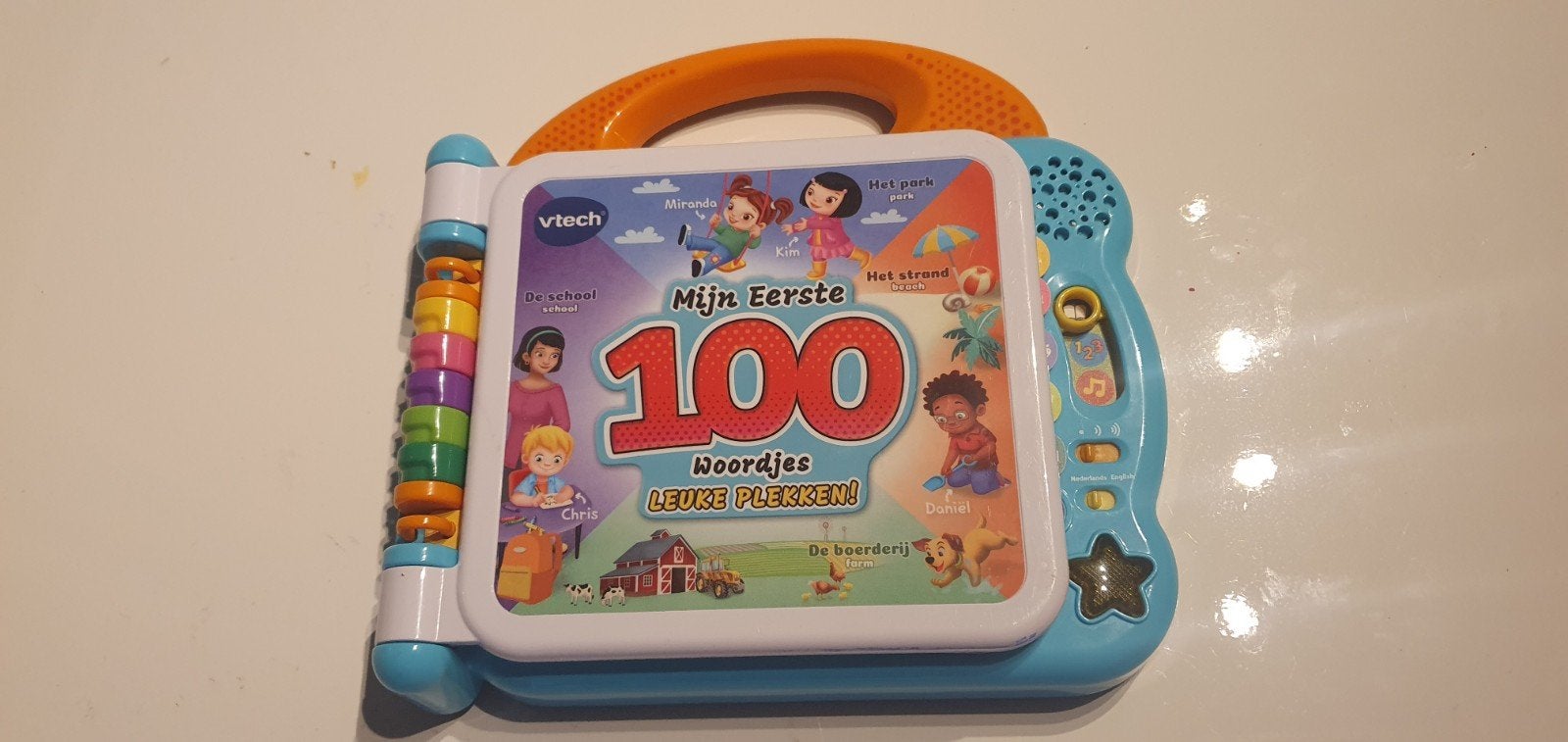VTech Interactief Leerboek Leuke plekken, Ophalen of Verzenden, Gebruikt, 2 tot 4 jaar