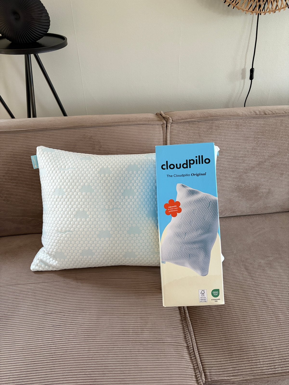 Nieuw! The Cloudpillo Original, Ophalen, Ademend, Wit, Hoofdkussen