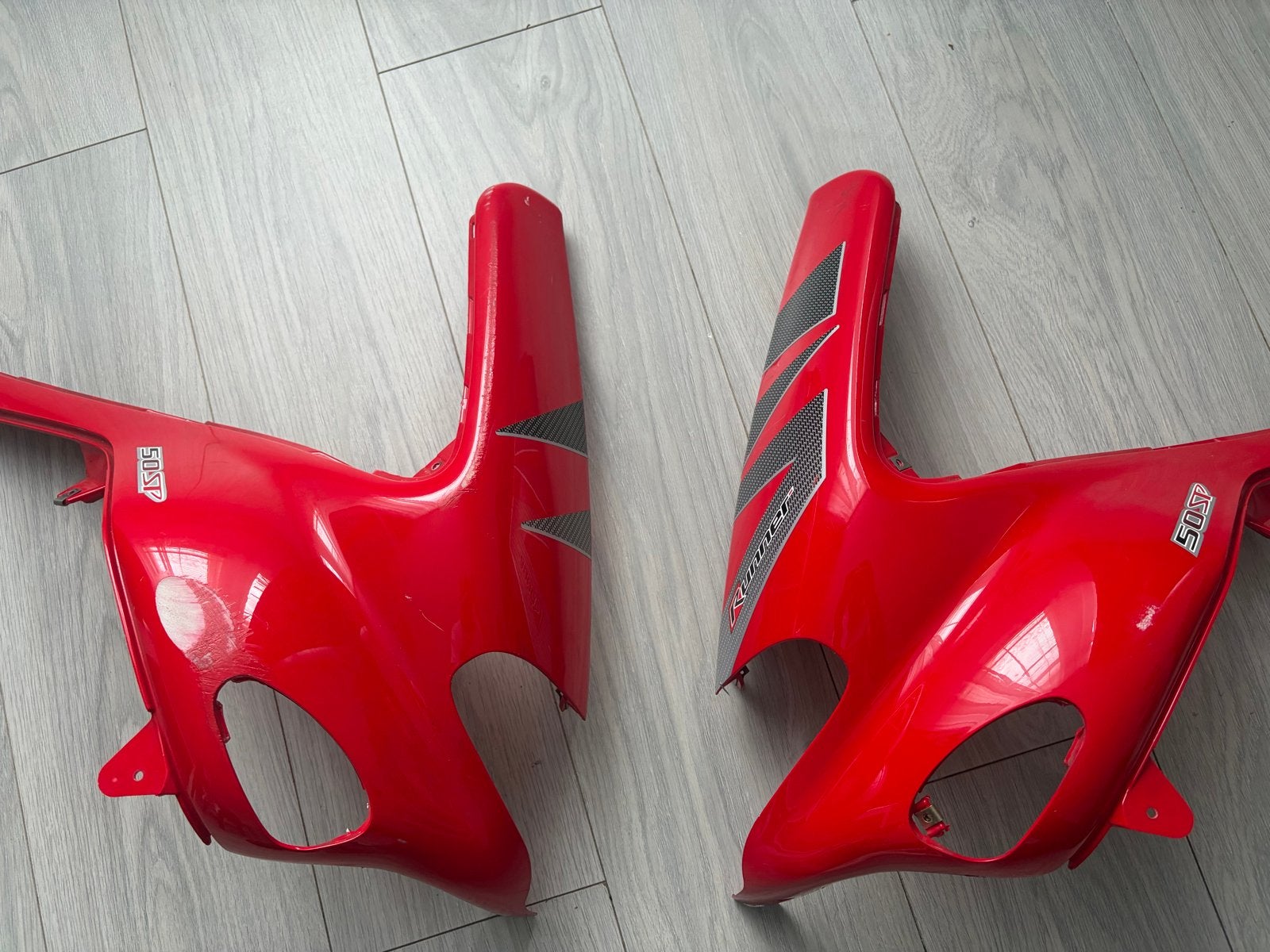 Gilera Runner 50 SP Kappen Set Rood - Gebruikt, Ophalen of Verzenden, Gebruikt, Kap, Piaggio