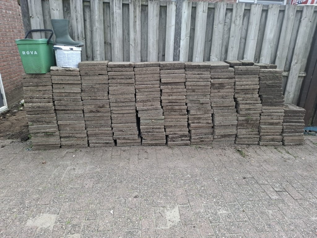 Betontegels 30*30 ~40m2, Tuin en Terras, Tegels en Klinkers, Ophalen, Gebruikt, Beton, Terrastegels