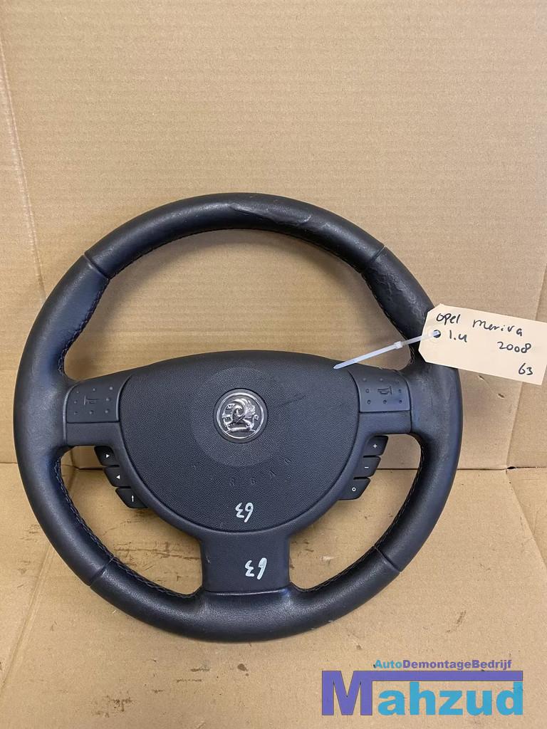 Opel meriva a corsa stuurwiel stuur met airbag, Auto-onderdelen, Besturing, Gebruikt, Opel Automobile GmbH, Ophalen of Verzenden