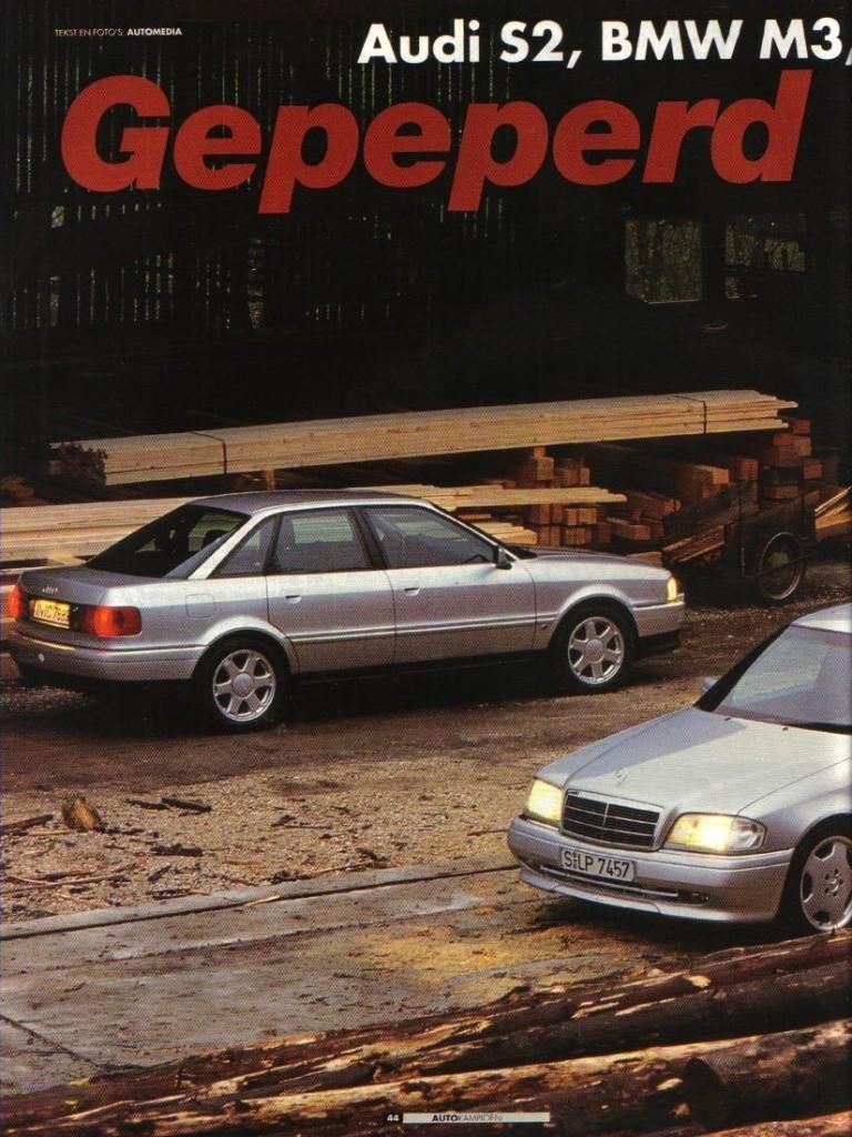 Autokampioen triotest Audi S2,BMW M3 en Mercedes C36 AMG, Boeken, Auto's | Folders en Tijdschriften, Ophalen of Verzenden, Gelezen