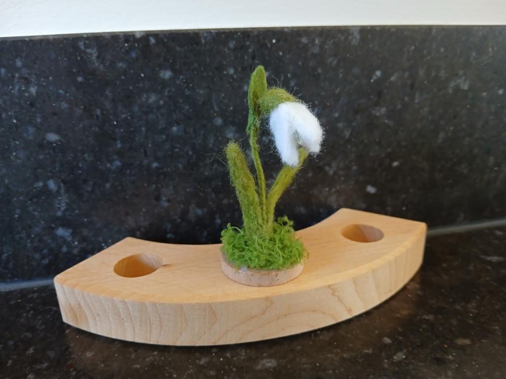Jaarring steker sneeuwklokje, Ophalen of Verzenden, Figuurtje(s)