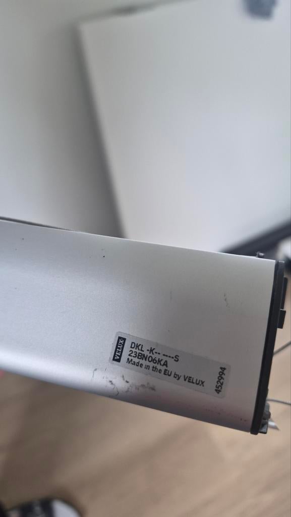 Velux verduisterend rolgordijn DKL MK08, Ophalen, Zo goed als nieuw, Grijs, Modern