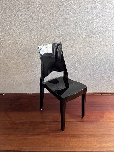 Design stoel: SCAB Design Glenda Chair by Arter & Citton, Ophalen, Kunststof, Zwart, Zo goed als nieuw