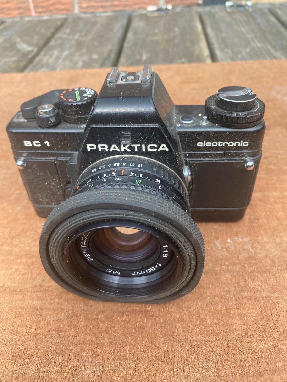 Praktica BC 1 Electronic Spiegelreflexcamera met Pentacon le, Ophalen of Verzenden, Gebruikt, Spiegelreflex, Overige Merken