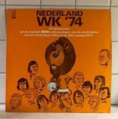 WK Voetbal 1974 LP Nederland Hoogtepunten Radioverslagen., Ophalen of Verzenden, Zo goed als nieuw