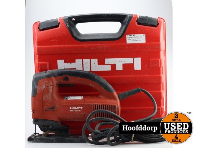Hilti WSJ 850-ET D-handle Orbital Decoupeerzaag, Hilti, Zo goed als nieuw, Support@hilti.com, Hilti Corporation, Feldkircher Strasse 100, 
9494 Schaan
Liechtenstein